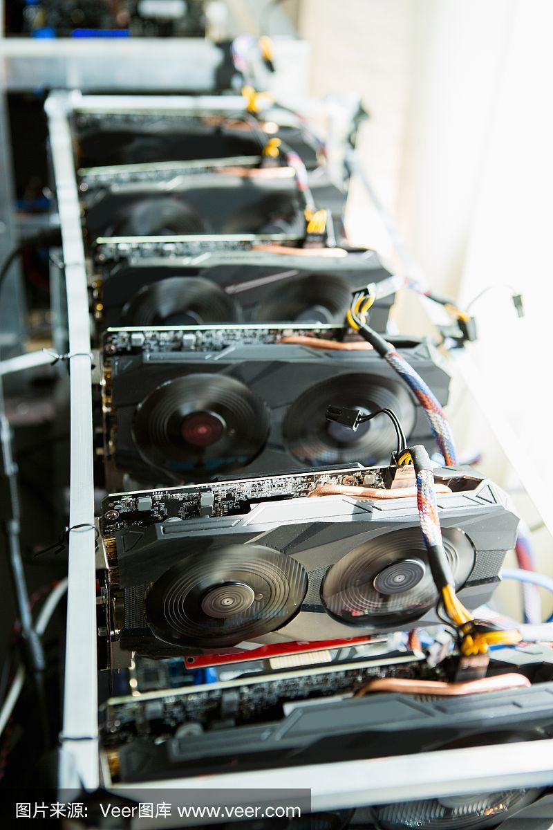 Close-up of an Antminer ASIC device illustrating its component layout