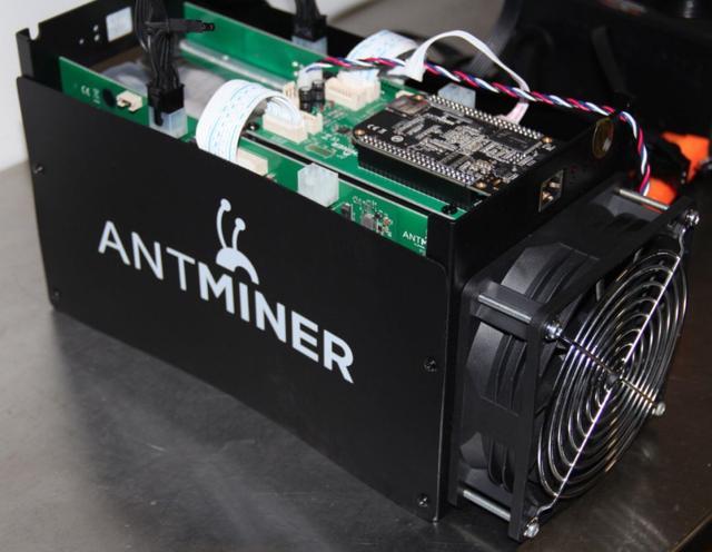 State-of-the-art ASIC miner setup in a mining farm