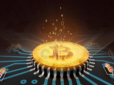 A powerful Bitcoin mining rig in action, symbolizing the tax-exempt advantages for BTC operations in the Middle East